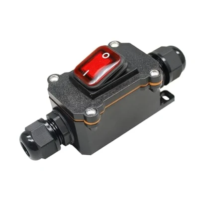 Afbeelding van LNGJIN IP67 Waterdichte inlineschakelaar Aan /uitschakelaar Kabelschakelaar Buitenschakelaar schakelaar Voor gebruik buitenshuis 230 V