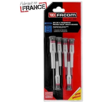 Afbeelding van FACOM MT.JE6PB microtech schroevendraaierset 6 delig