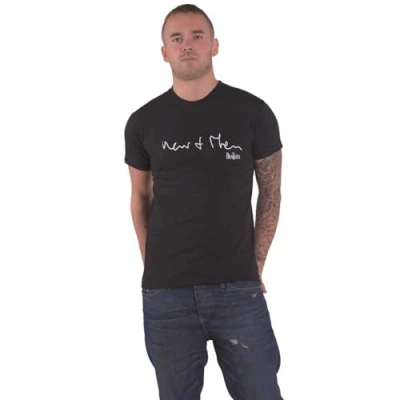 Afbeelding van The Beatles Now &amp; Then Heren T shirt L Zwart