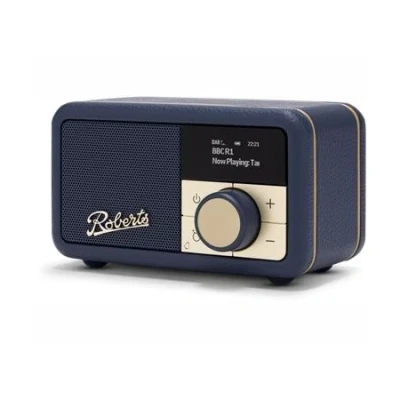 Afbeelding van Roberts Revival Petite 2 mini DAB+ en FM radio met Bluetooth ontvangst, Midnight Blue