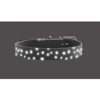 Afbeelding van Hunter Hondenhalsband Convenience Reflect Stars