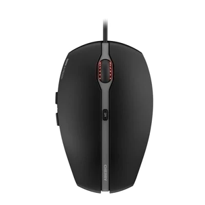 Afbeelding van CHERRY GENTIX 4K Muis USB Optisch Zwart 6 Toetsen 800 dpi, 1200 2400 3600 dpi Verlicht