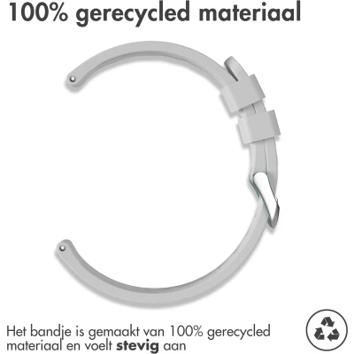 Afbeelding van imoshion Siliconen bandje Universeel 20 mm aansluiting Grijs