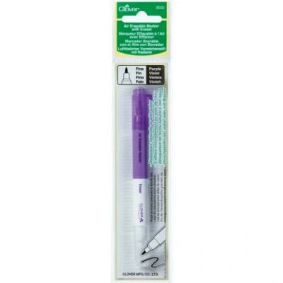 Afbeelding van Clover 5032 Fine Erasable Marker with Eraser droogt aan de lucht of met water