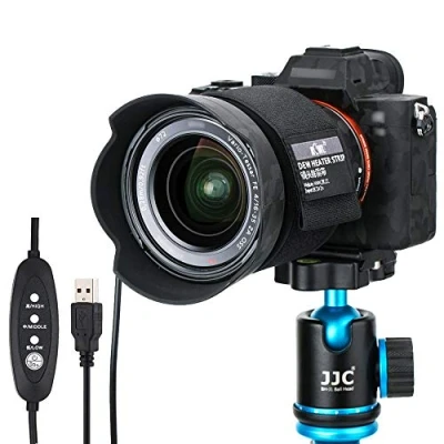 Afbeelding van KIWIFOTOS Dauwverwarmingsband met temperatuurregelaar voor cameralens, telescopen en universele oculair, verwarming, dauwtrekker