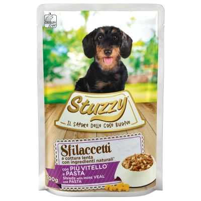 Afbeelding van Stuzzy Speciality Maaltijdzakje Adult 100 g Hondenvoer Kalfsvlees&amp;Pasta