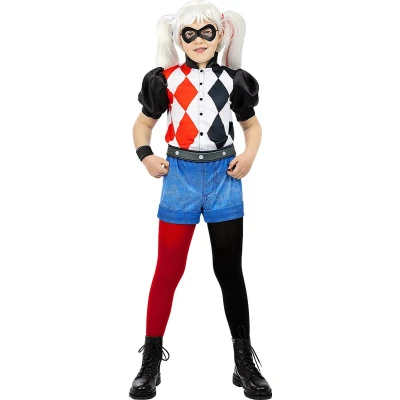 Afbeelding van FUNIDELIA Harley Quinn kostuum voor meisjes Maat: 135 152 cm