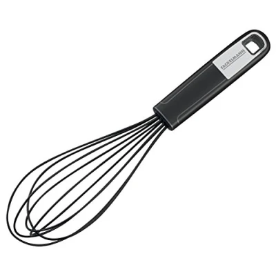 Afbeelding van Fackelmann SENSE garde 26 cm voor gecoate keukengerei, antislip soft touch handvat (zilver/zwart)