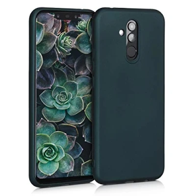 Afbeelding van kwmobile telefoonhoesje geschikt voor Huawei Mate 20 Lite Hoesje smartphone Back cover in metallic petrol
