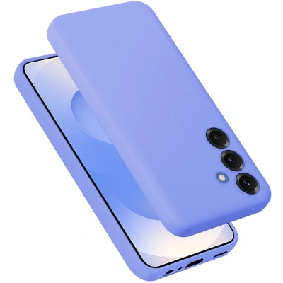 Afbeelding van Cadorabo Hoesje geschikt voor Samsung Galaxy S25 Plus in LIQUID LICHT PAARS Beschermhoes gemaakt van flexibel TPU silicone Case Cover
