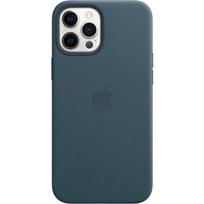 Afbeelding van Apple Original Leather MagSafe Case iPhone 12 Pro Max Baltic Blue MHKK3ZM/A