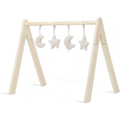Afbeelding van Jollein Babygym Speeltjes Moon Nougat 4 Stuks