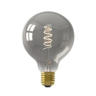 Afbeelding van LED lamp E27 Globe Calex (4W, 136lm, 1800K, Dimbaar, Titanium)