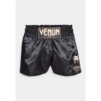 Afbeelding van Venum MUAY THAI Shorts Classic Korte broeken, Heren, Maat: Medium, Black/gold