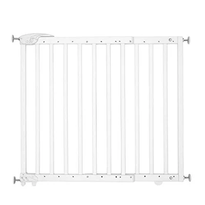Image de Badabulle Barriere de securite extensible Deco Pop Blanc 63 106 cm