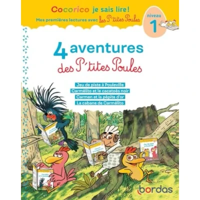 Afbeelding van LES P&#039;TITES POULES 4 AVENTURES NIV.1