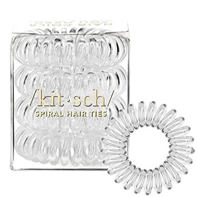 Afbeelding van Kitsch 4 x haarelastiekjes (transparant)