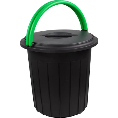 Afbeelding van Afvalemmer met Deksel voor Afvalscheiding 16L, Recycle Vuilnisbak, prullenbak