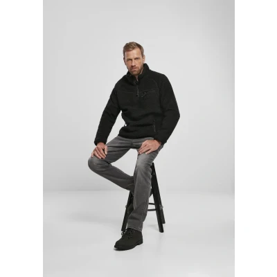 Afbeelding van Brandit Fleece trui, Heren, Maat: 3XL, Black