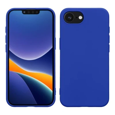 Afbeelding van kwmobile telefoonhoesje geschikt voor Apple iPhone SE 2025 / 4 4. Generation Hoesje smartphone Back cover in Baltisch blauw