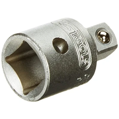 Afbeelding van KS TOOLS 911.1233 E Adapter, ratel 10 (3/8&quot;) 46 Chroom vanadium staal 1/2