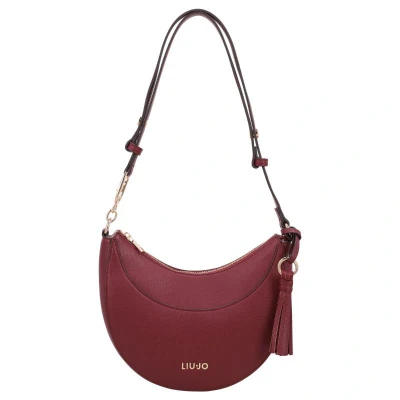 Afbeelding van LIU JO schoudertas Cirry Hobo Bag Red Wine wijnrood