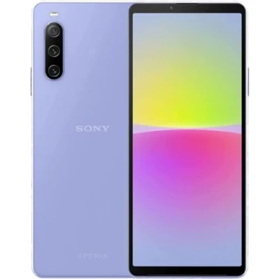 Afbeelding van Sony Xperia 10 IV Android smartphone, 6 inch 21:9 brede OLED camera met 3 lenzen 3,5 mm jackstekker GB RAM 128 geheugen Dual SIM Hybride (paars)