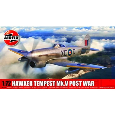 Afbeelding van Airfix 1:72 HAWKER TEMPEST MK.V POST WAR modelbouwsets, hobbybouwspeelgoed voor kinderen, modelverf en accessoires