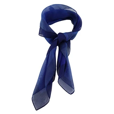 Afbeelding van TigerTie Fijne chiffon sjaal voor dames, effen, afmetingen: 58 x cm
