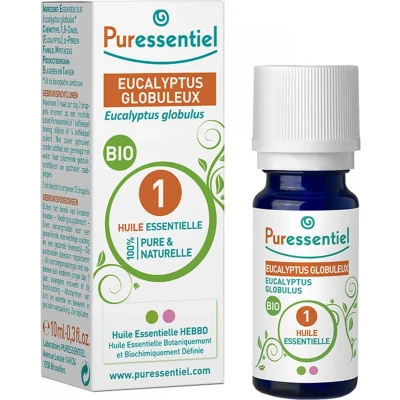 Afbeelding van Puressentiel Eucalyptus Globulus Etherische Olie Biologisch 10 ml