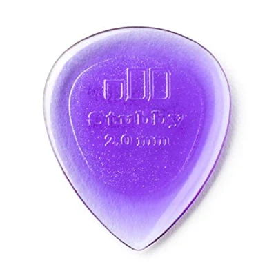 Afbeelding van Jim Dunlop Stubby Plectrum 2.00 mm 6 pack