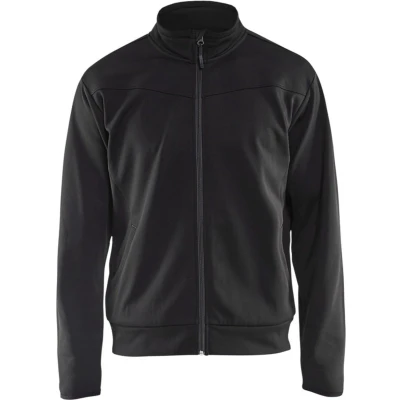 Afbeelding van Blaklader Service sweatshirt met rits 3362 2526 Zwart/Donkergrijs