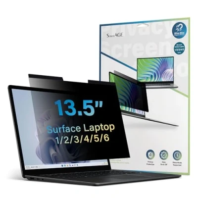 Afbeelding van SenseAGE Surface 6/5/4/3/2/1 notebook magnetische privacyfilter anti reflectie blauw licht spion screen filter privacyscherm eenvoudig aan te brengen en verwijderen
