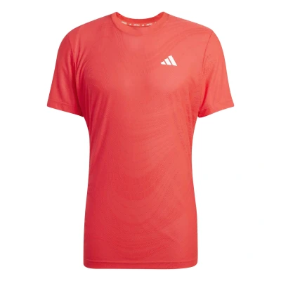Afbeelding van adidas Performance Freelift Sport Tshirt, Heren, Maat: XL, Semi lucid red