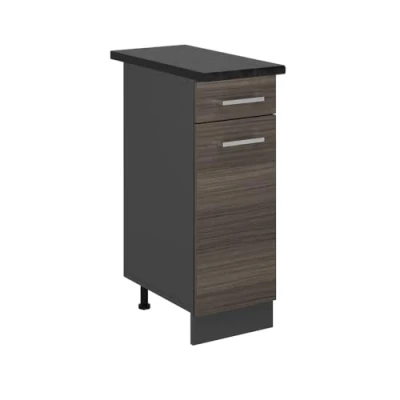 Afbeelding van Vicco Keukenonderkast R Line, Edel grijs/Antraciet, 30 cm , WB Antraciet