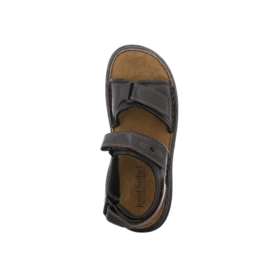 Afbeelding van Josef Seibel RAFE Sandalen, Heren, Maat: 47, Moro/schwarz Leer