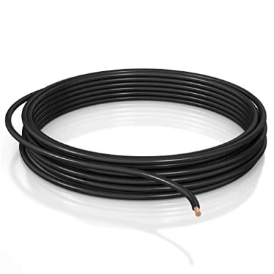 Afbeelding van DCSk 2m voertuigkabel type FLRY B asymmetrisch 16mm² elektrische kabel auto kabellengte zwart