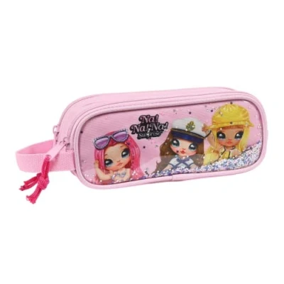 Afbeelding van Schoolpennenzak Na!Na!Na! Surprise Sparkles Roze (21 x 8 6 cm)