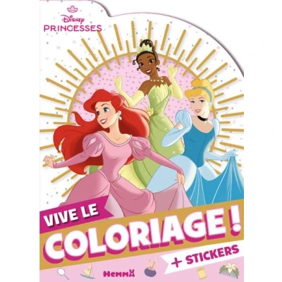 Image de Disney Princesses Vive le coloriage ! (Ariel, Tiana, Cendrillon)