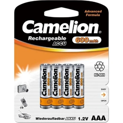 Afbeelding van Camelion NH AAA600 BP4 Rechargeable battery Nikkel Metaalhydride (NiMH)