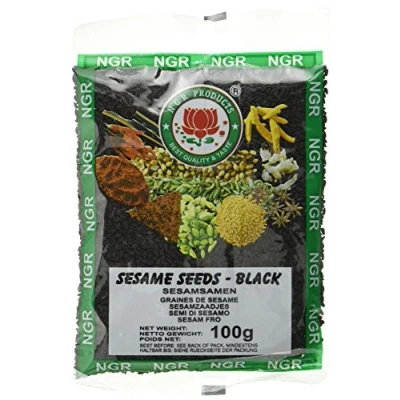 Image de Ngr Semences de sésame, noir, 100 g (1 paquet g)