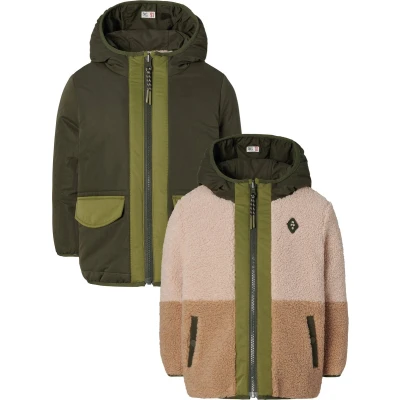 Afbeelding van Noppies Jacket Hoyos reversible Jongens Jas Maat 104
