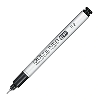 Image de copic multiliner sp noir dencre stylos 0,2 astuce marker mlsp 02