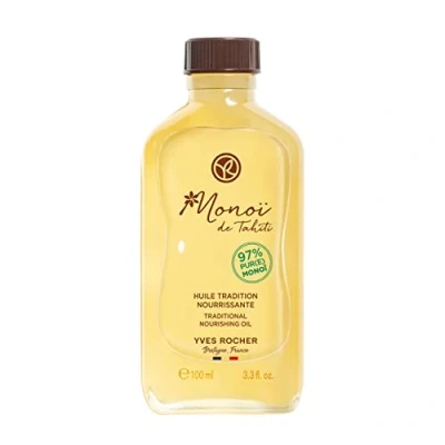 Afbeelding van Yves Rocher Monoï Traditionele voedende olie voor lichaam en haar, 97% de Tahiti, dermatologisch getest, 3,4 oz