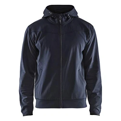 Afbeelding van Blaklader Hoodie met rits 3363 2526 Donker marineblauw/Zwart S