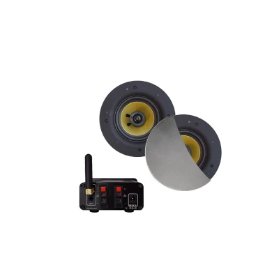 Afbeelding van Bluetooth audiosysteem met Rumba speakers (mat chroom)