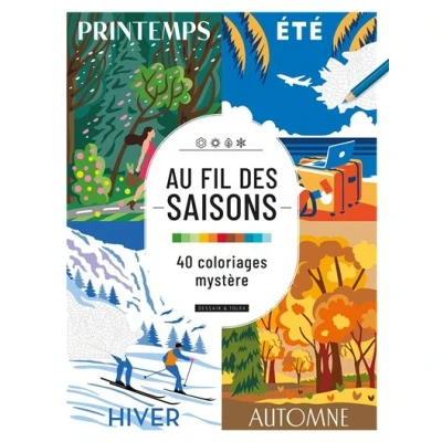Image de Au fil des saisons : 40 coloriages mystère