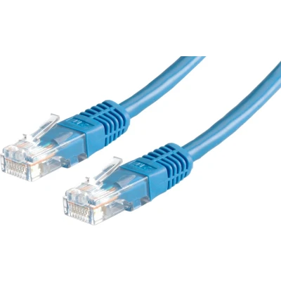 Afbeelding van VALUE Patchkabel Cat.6 UTP (Class E), blauw, 0,5 m