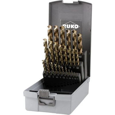 Afbeelding van RUKO 228215RO HSSE Co 5 Metaal spiraalboorset 25 delig DIN 338