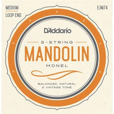 Image de D&#039;Addario EJM74 Monel Medium, 11 40 jeu de cordes mandoline